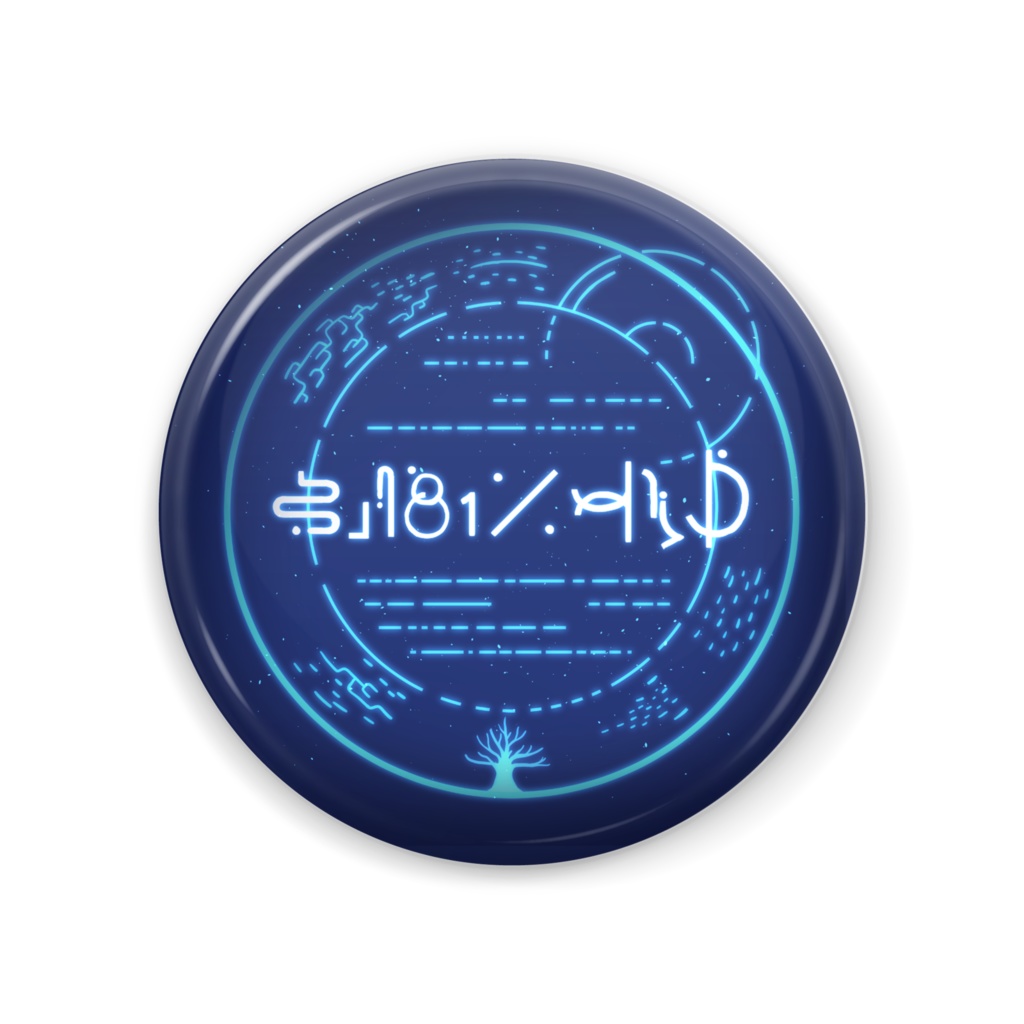 【アークナイツ】缶ミラー ミヅキと紺碧の樹