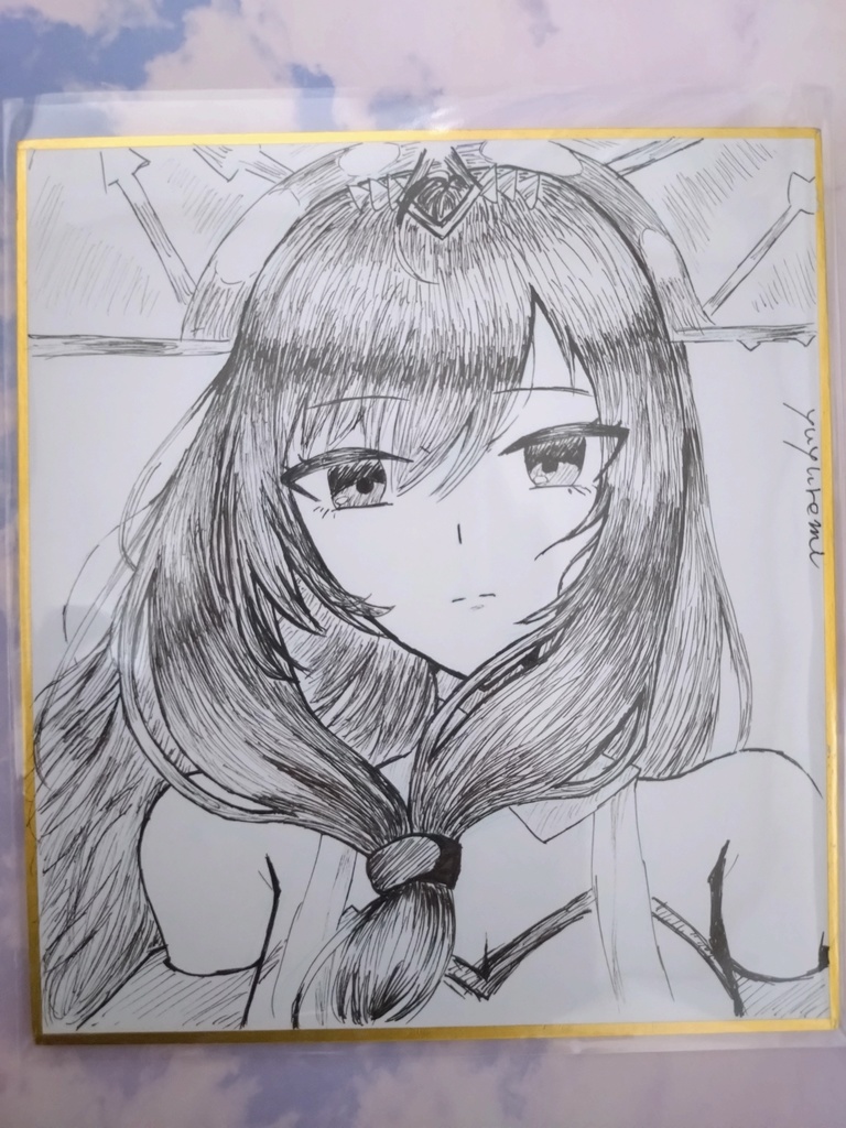 濁心スカジ　色紙