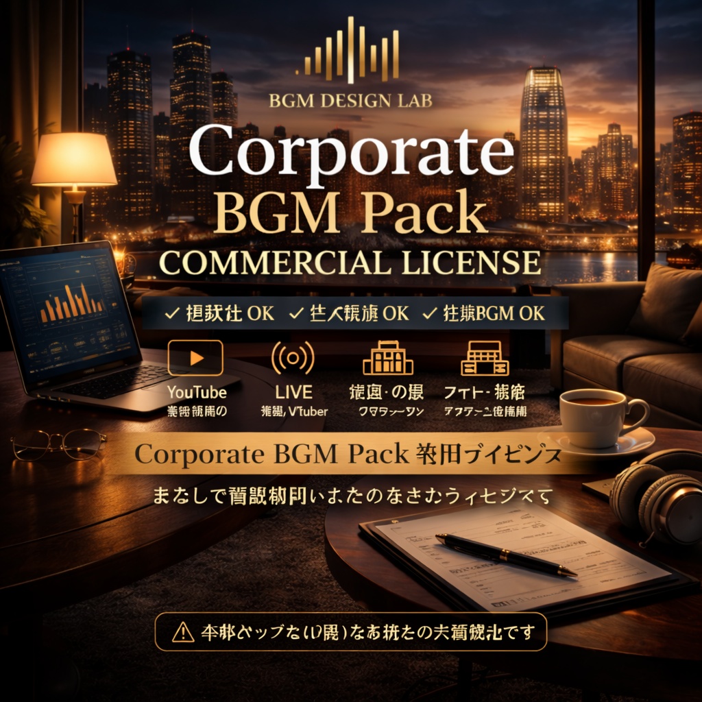 Corporate BGM Pack 専用 商用ライセンス