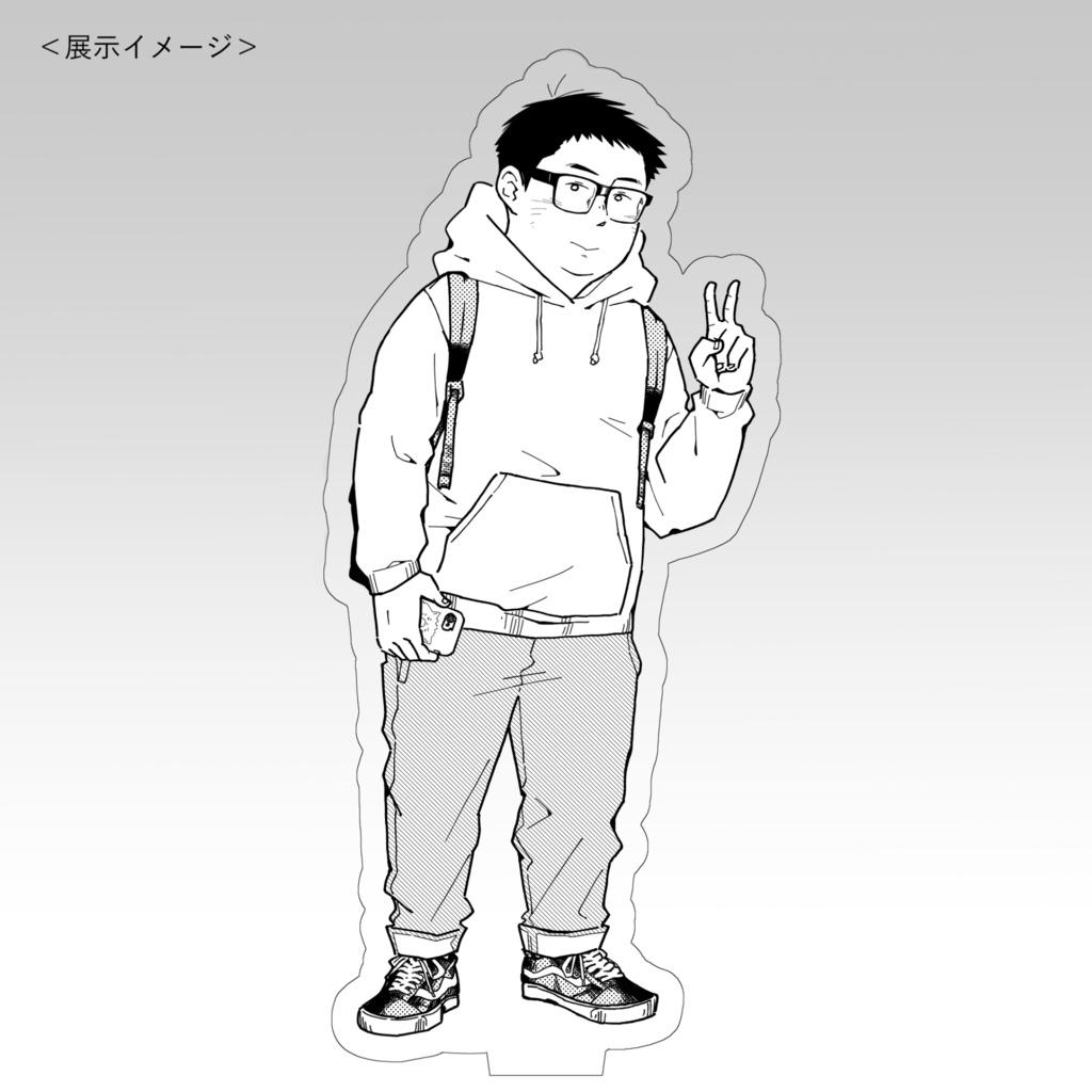 HG 1/14.4 アクリルフィギュア ジジ(漫画ver.)+拡張台座セット