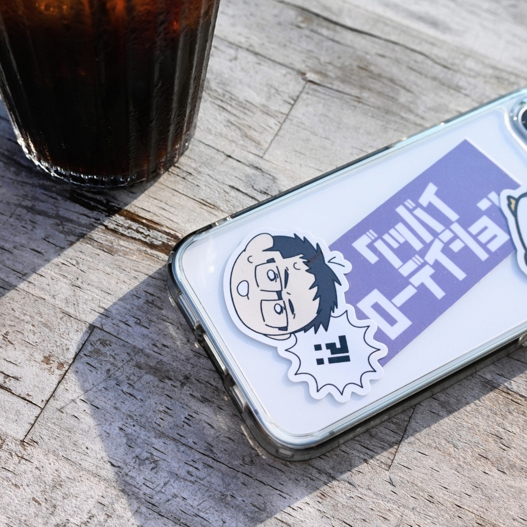 キャラクタースマホステッカー