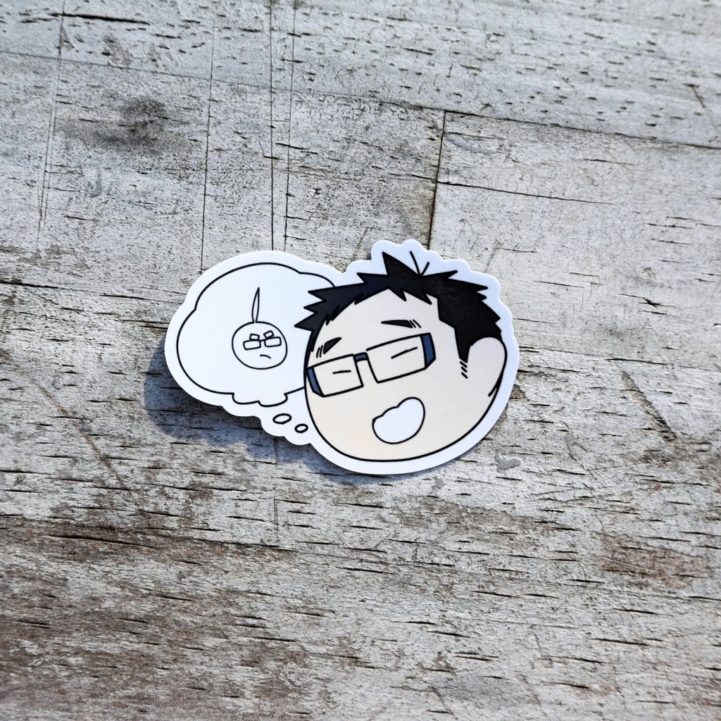 キャラクタースマホステッカー