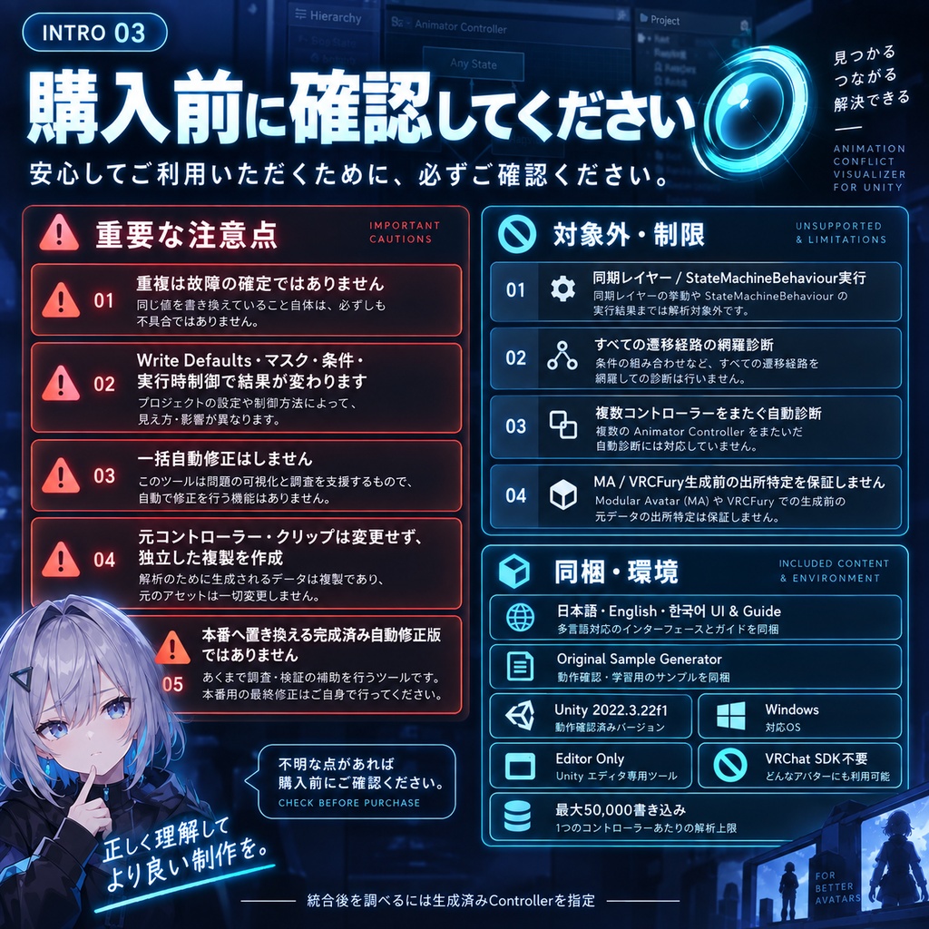 【日本語・英語・韓国語UI&ガイド同梱】ギミック干渉マップ|ConflictLens
