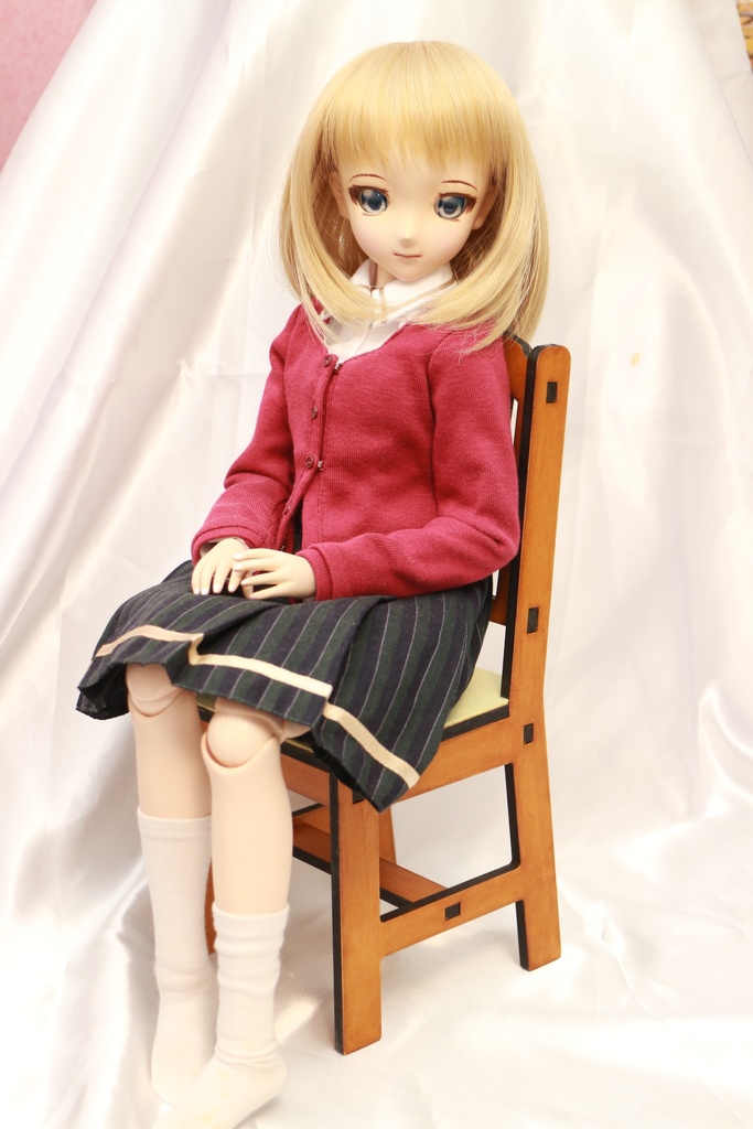 【生産終了】ドール用椅子　組み立てキット