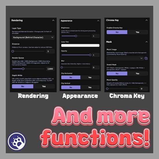 【Warudo Plugin】Image Background - 画像背景レイヤー