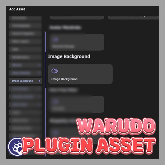 【Warudo Plugin】Image Background - 画像背景レイヤー