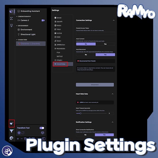 【Warudo Plugin】Pulsoid Bridge - リアルタイム心拍数連携