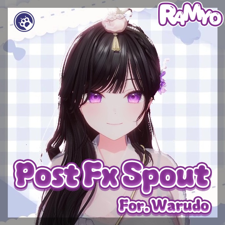 【Warudo Plugin】PostFX Spout - アルファ保持PostProcess送信