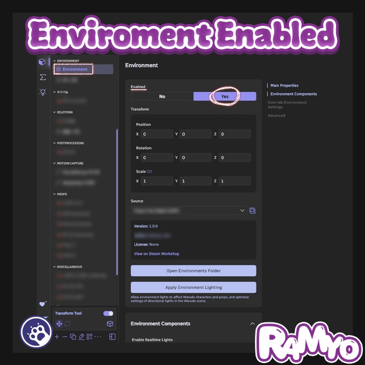 【Warudo Plugin】PostFX Spout - アルファ保持PostProcess送信