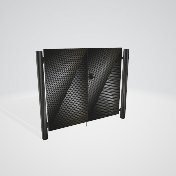 3d ３dモデル　エクステリア　門　門扉