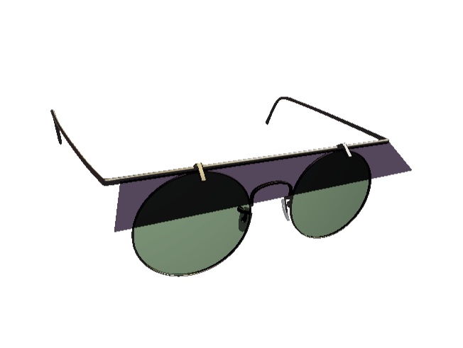  (16-Dec-23 UPDATE) VRCラウンドバールサングラス Round Bar sunglasses