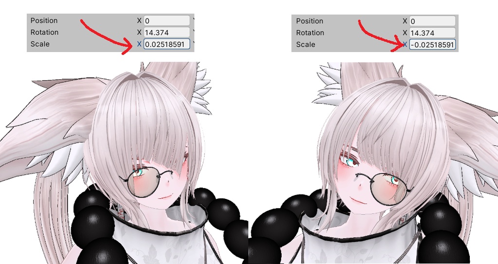 (16-Dec-23 UPDATE) VRC片眼鏡 One eyed glasses
