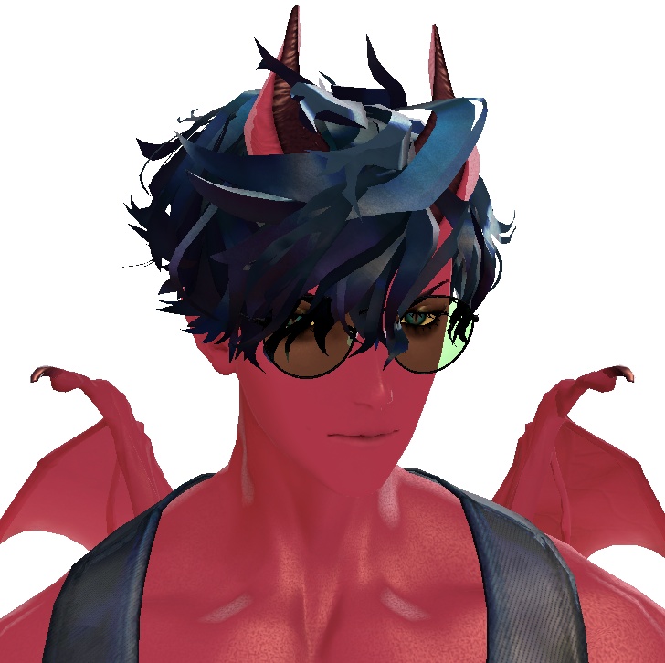 (16-Dec-23 UPDATE) VRC Round Glasses 丸メガネ