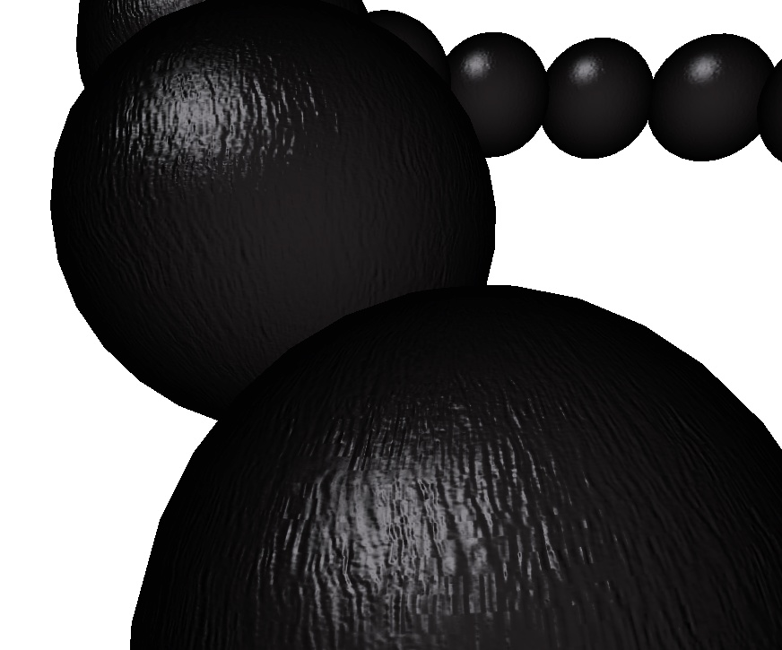 VRC Wooden Black Beeds Necklace 木製の黒いビーズネックレス