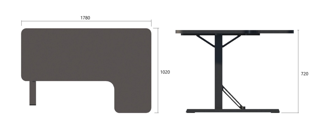 ゲーミングデスク タイプA