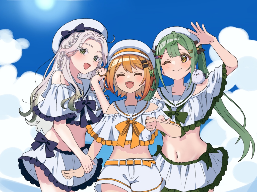 燕麦みずねSummer アクリルスタンド