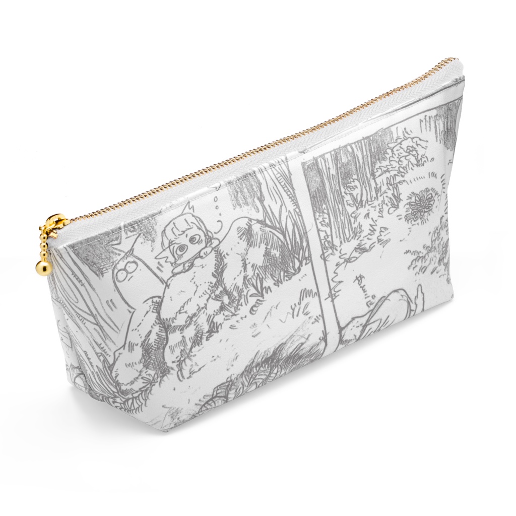 サティイス漫画風ポーチ