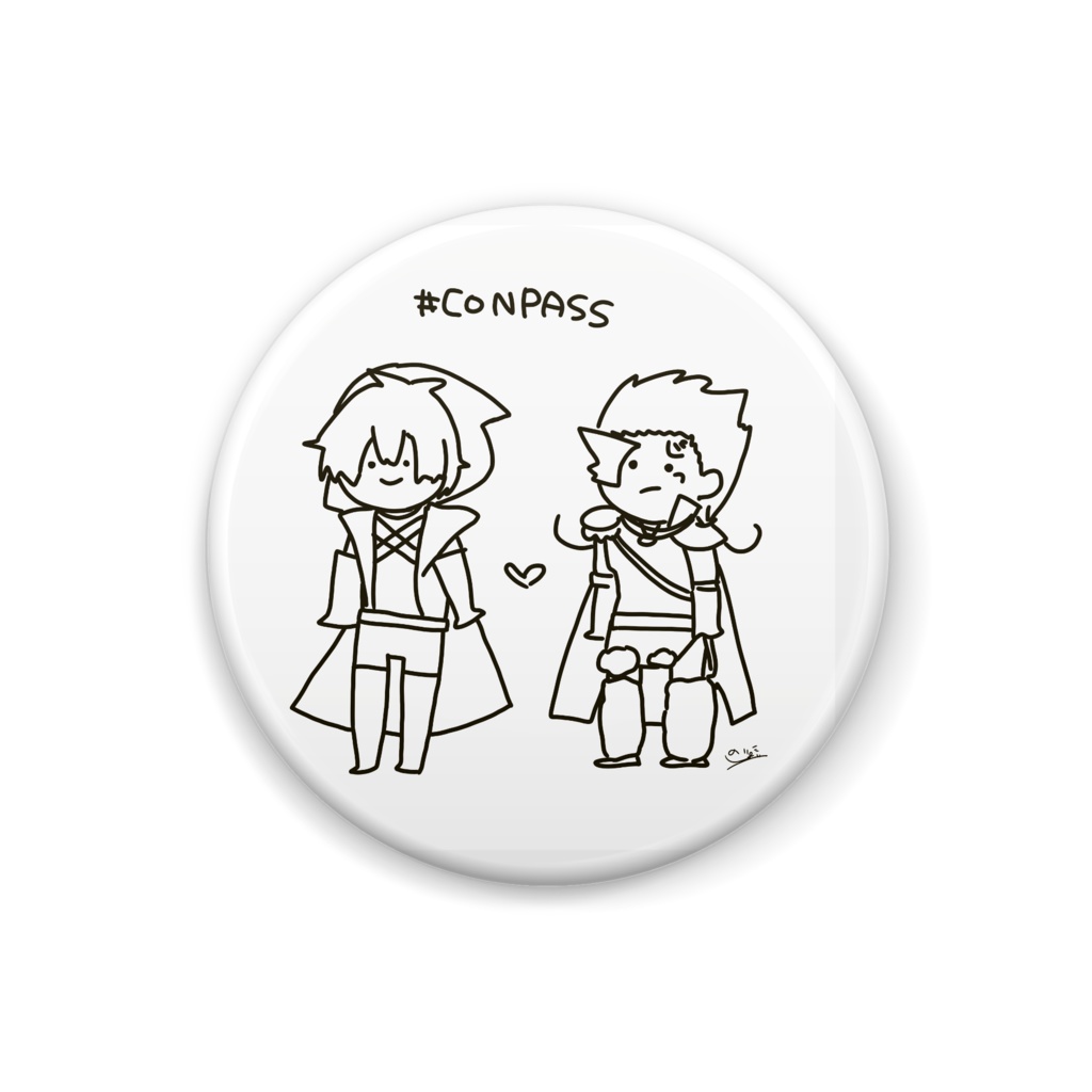 サティイスゆるゆる缶バッジ