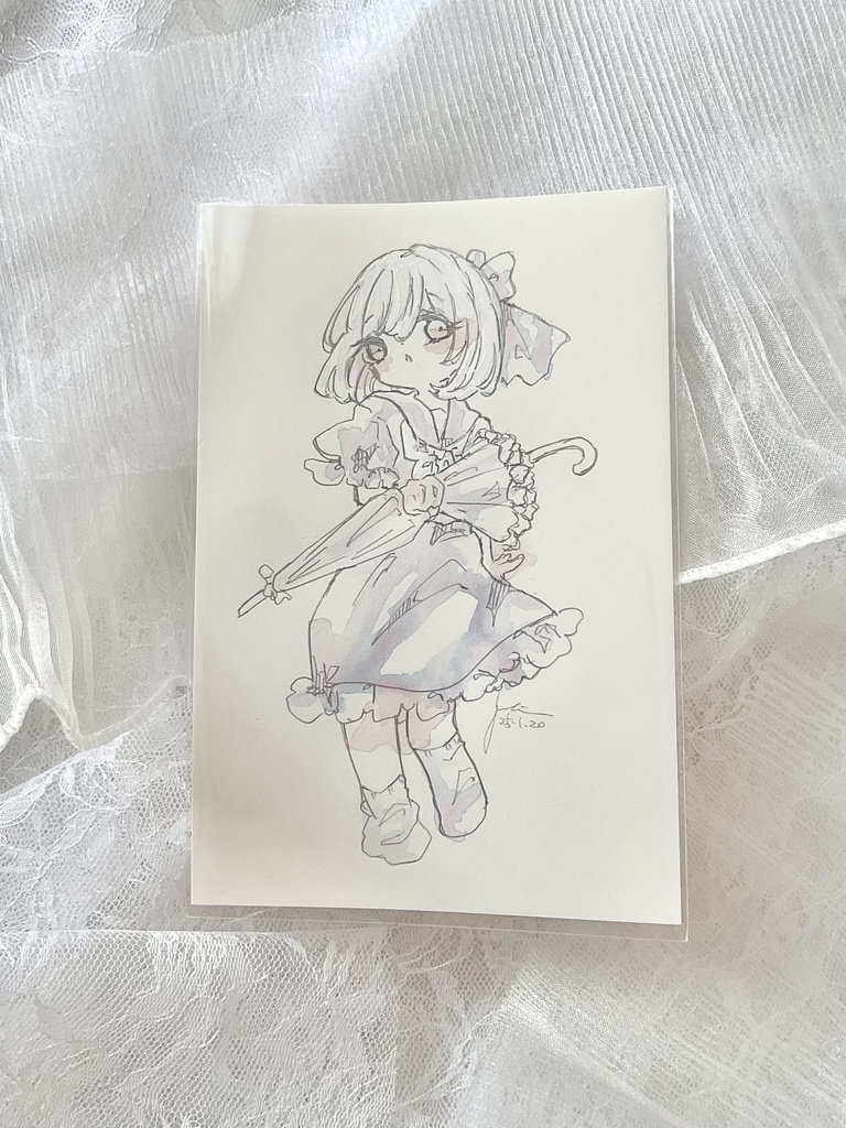 いちごの子ドローイング