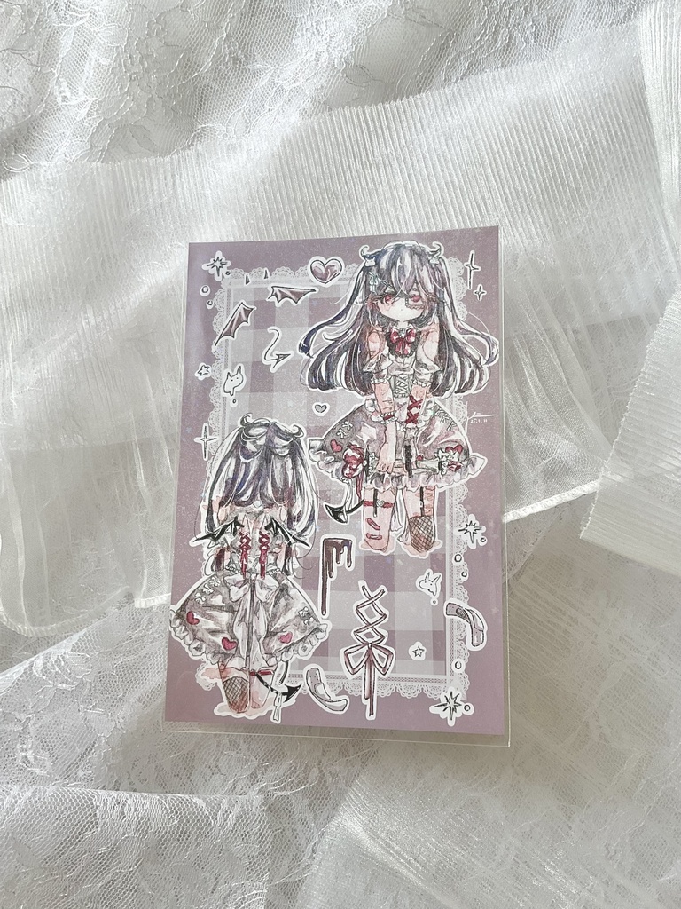 悪魔ちゃんポストカード