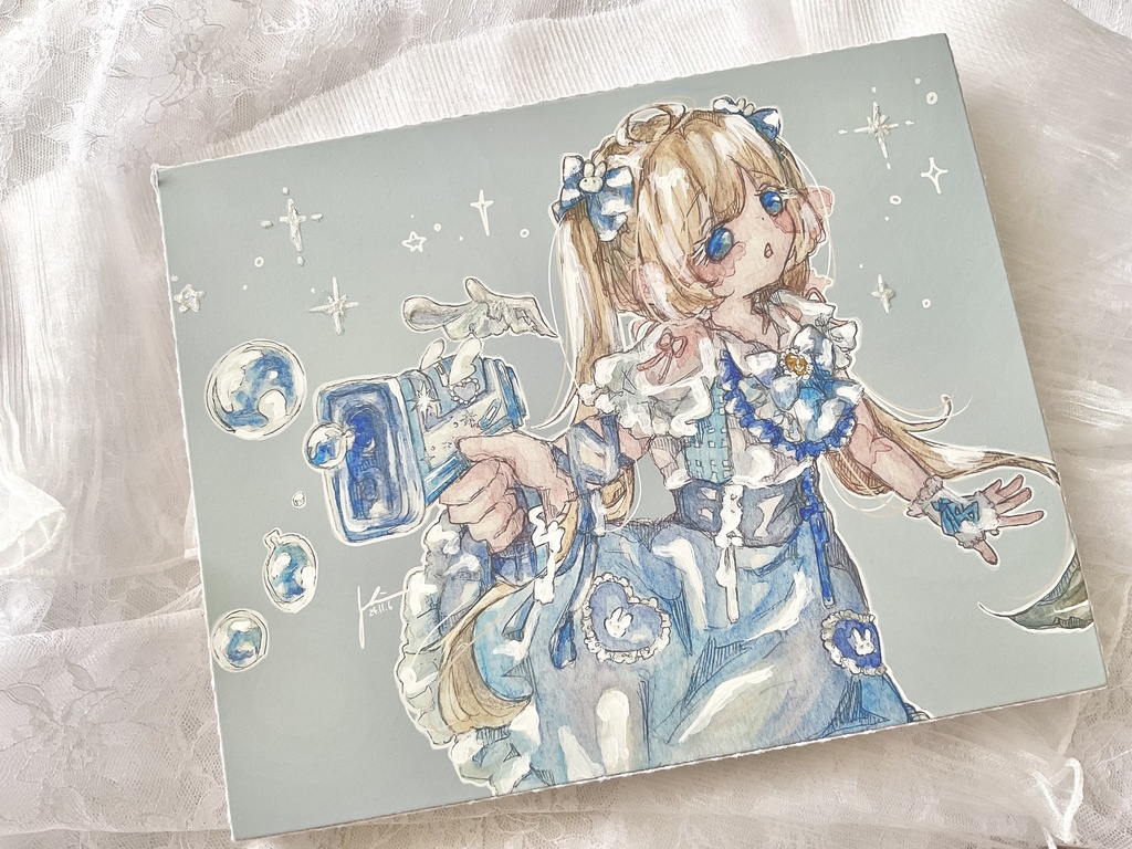 たたかう天使ちゃんキャンバスプリント