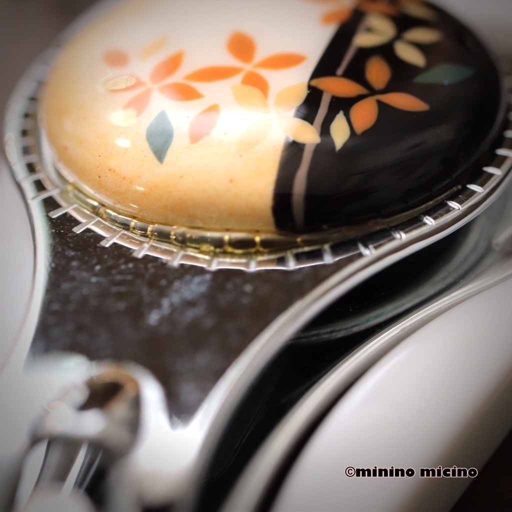 テスト作品 和風アートネイルクリッパー❀金木犀