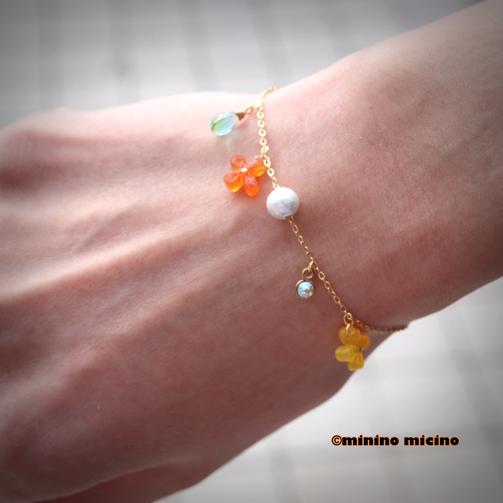 ラスト金木犀シリーズ ブレスレット(アレルギー対応)