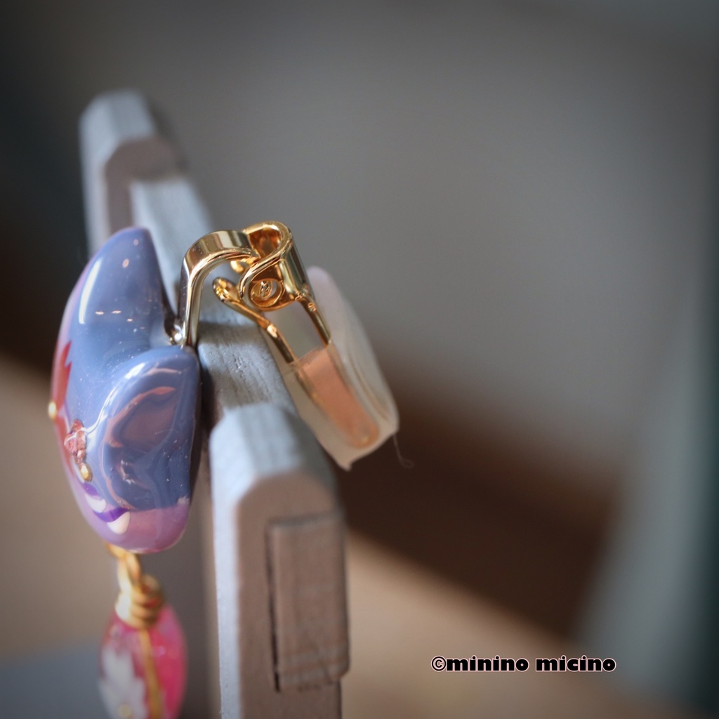 和風アートキャットマスクアクセサリー ❀歌