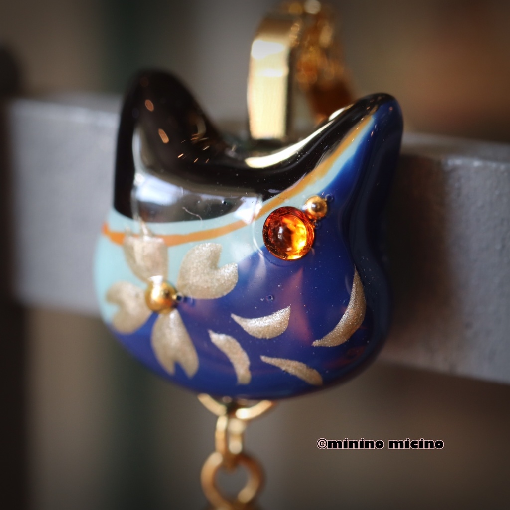 和風アートキャットマスクアクセサリー ❀振