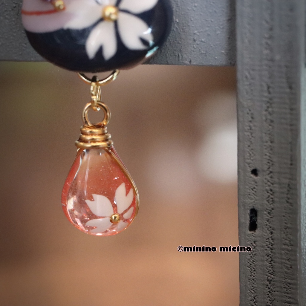 和風アートキャットマスクアクセサリー❀薬