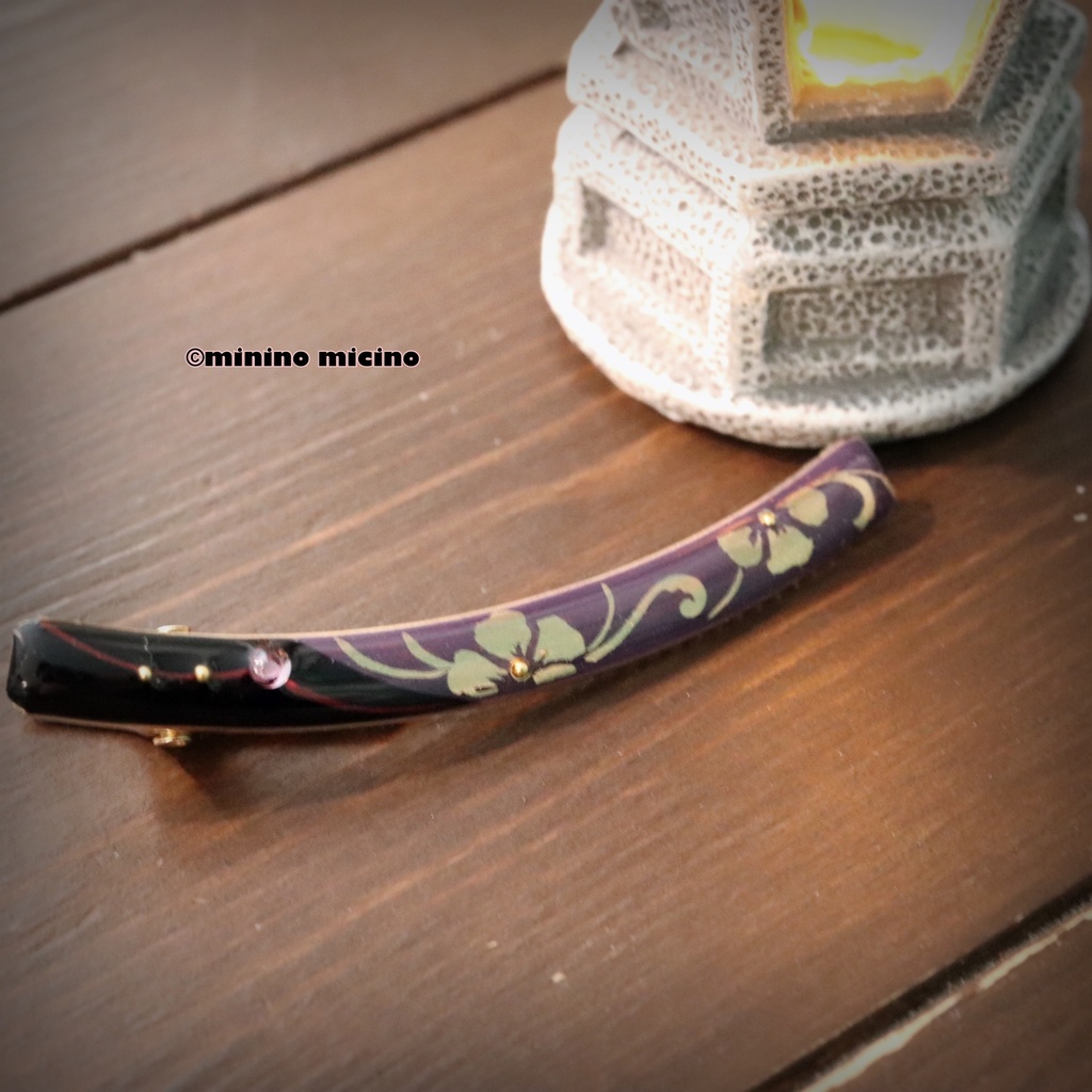 和風アートカービングクリップ❀長