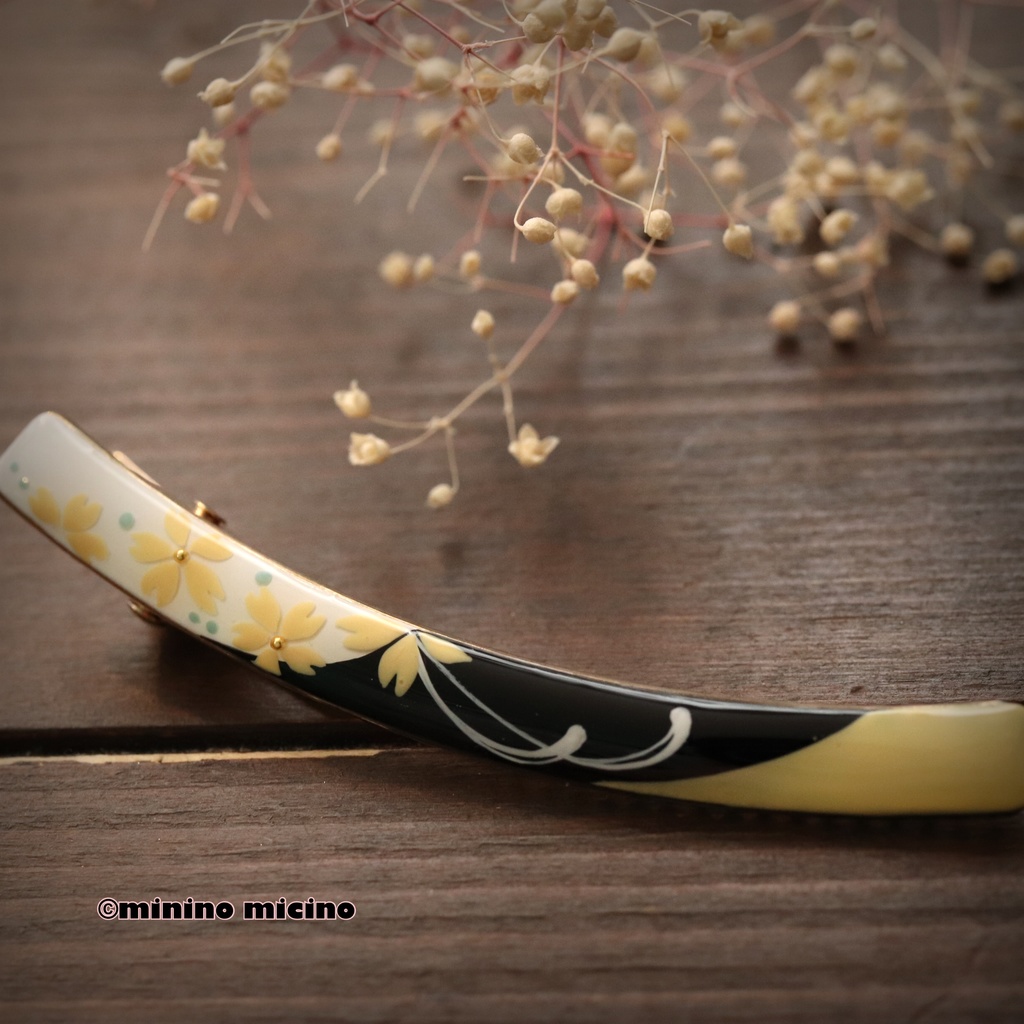 和風アートクリップ❀源氏(二振り)