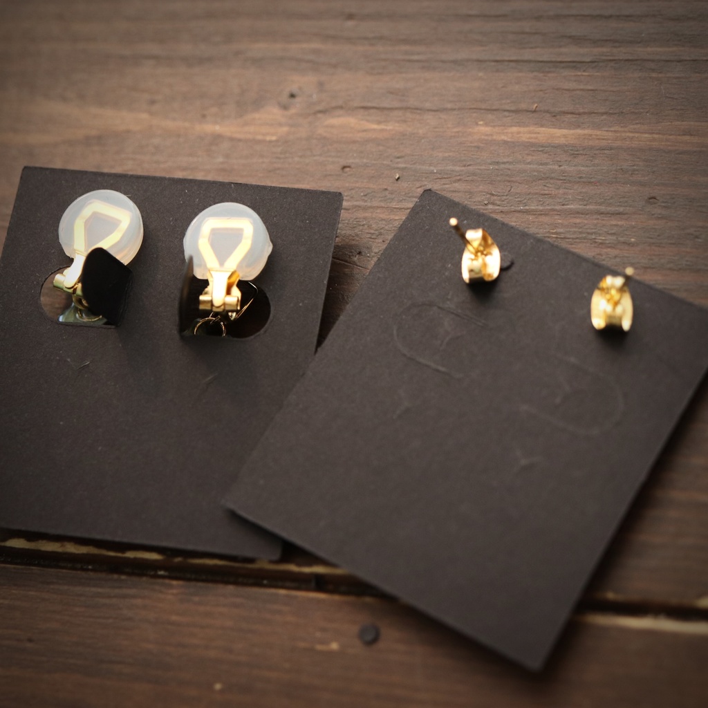 和風マイクロアートキャット イヤリング&ピアス❀安