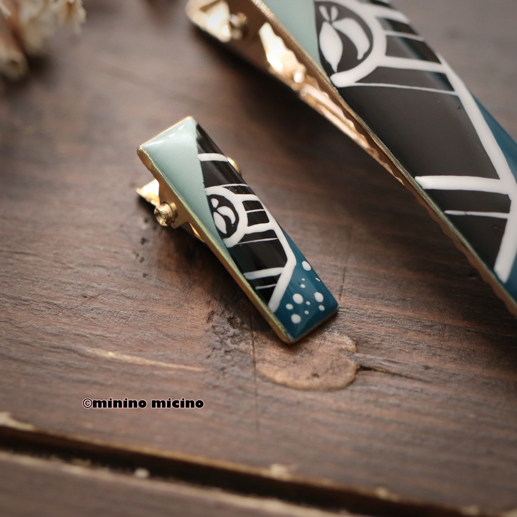 和風アートクリップ&ぬいクリップ❀江雪