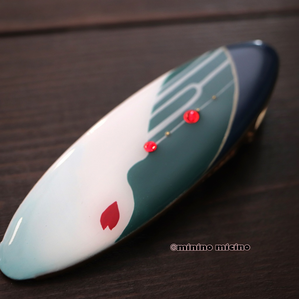 和風アートアクセサリー全4種類❀青