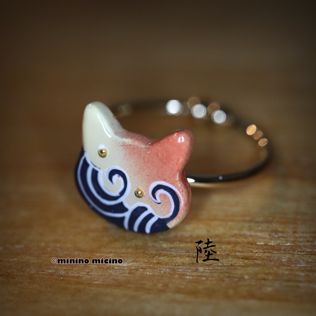 和風アートキャットリング❀全8種類