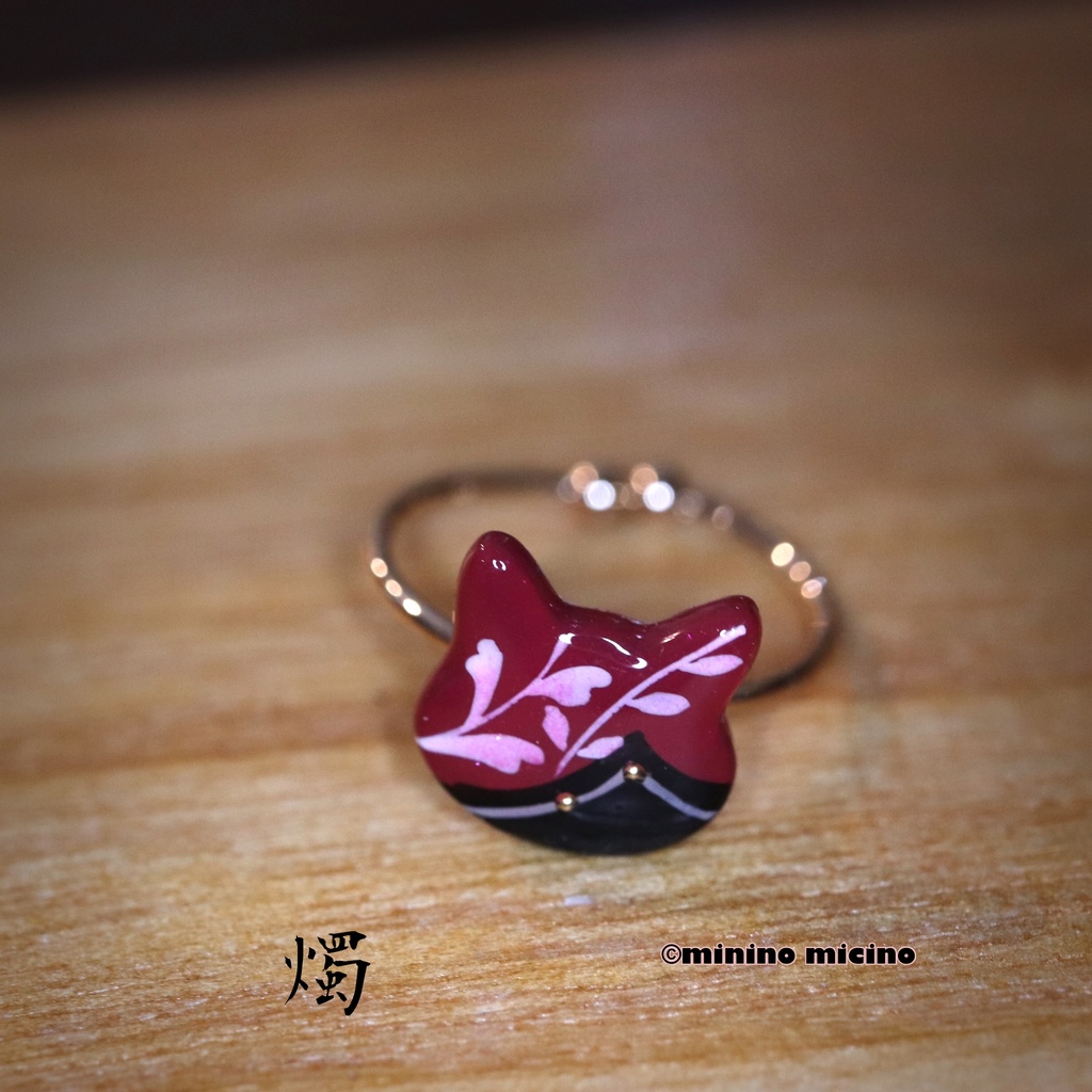 和風アートキャットリング❀全8種類