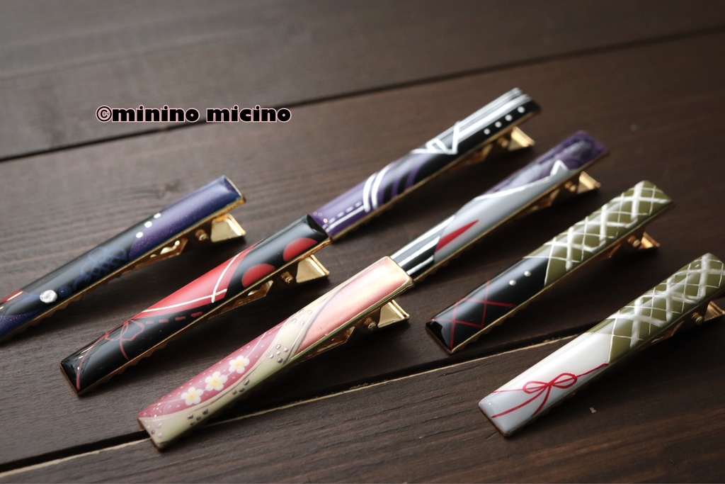 和風アートクリップ❀全7種類 キャンセル分