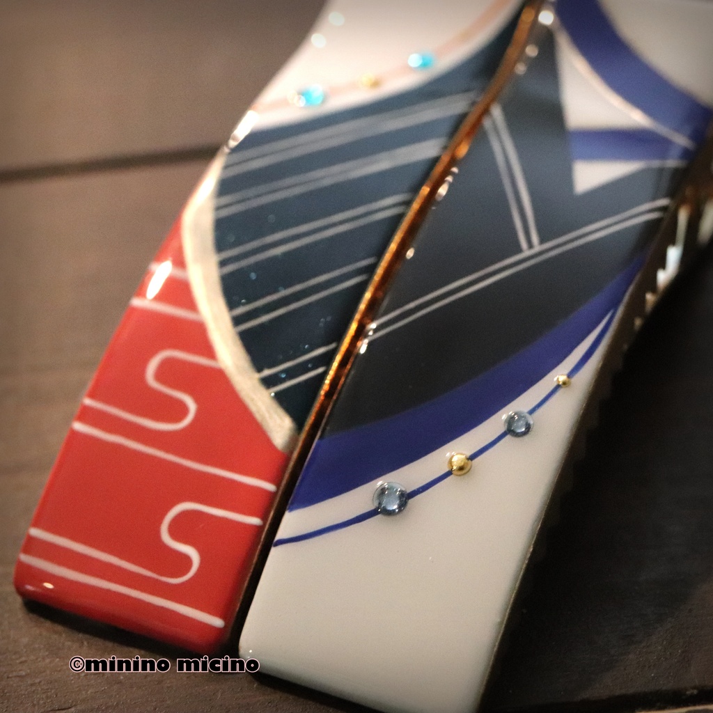 和風アートデカクリップセット❀国&義