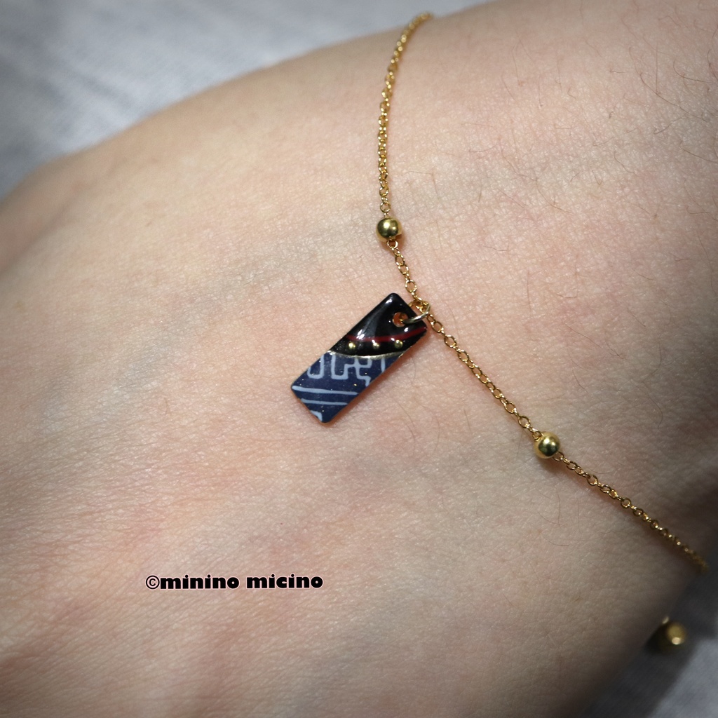 和風ワンパクぬい専用アートタグペンダント❀清