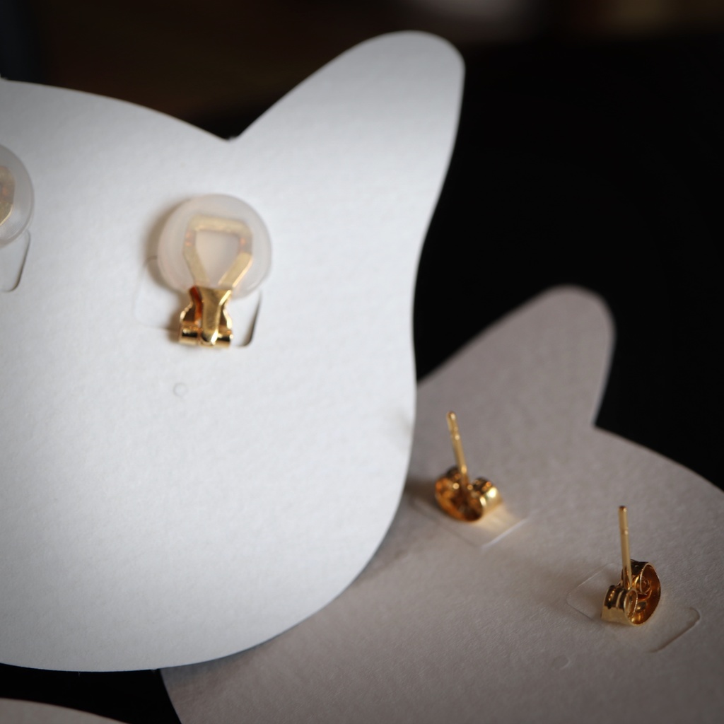 和風アートドロップ イヤリング&ピアス❀鶴