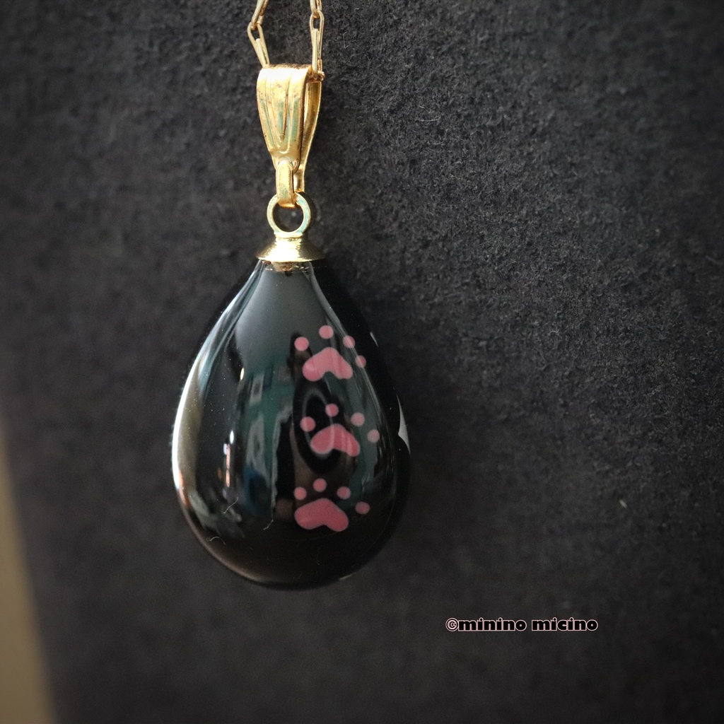 和風アートドロップペンダント❀燭