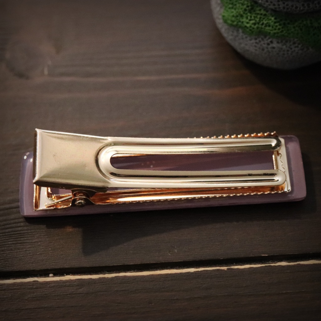 和風アートサークルクリップ❀石