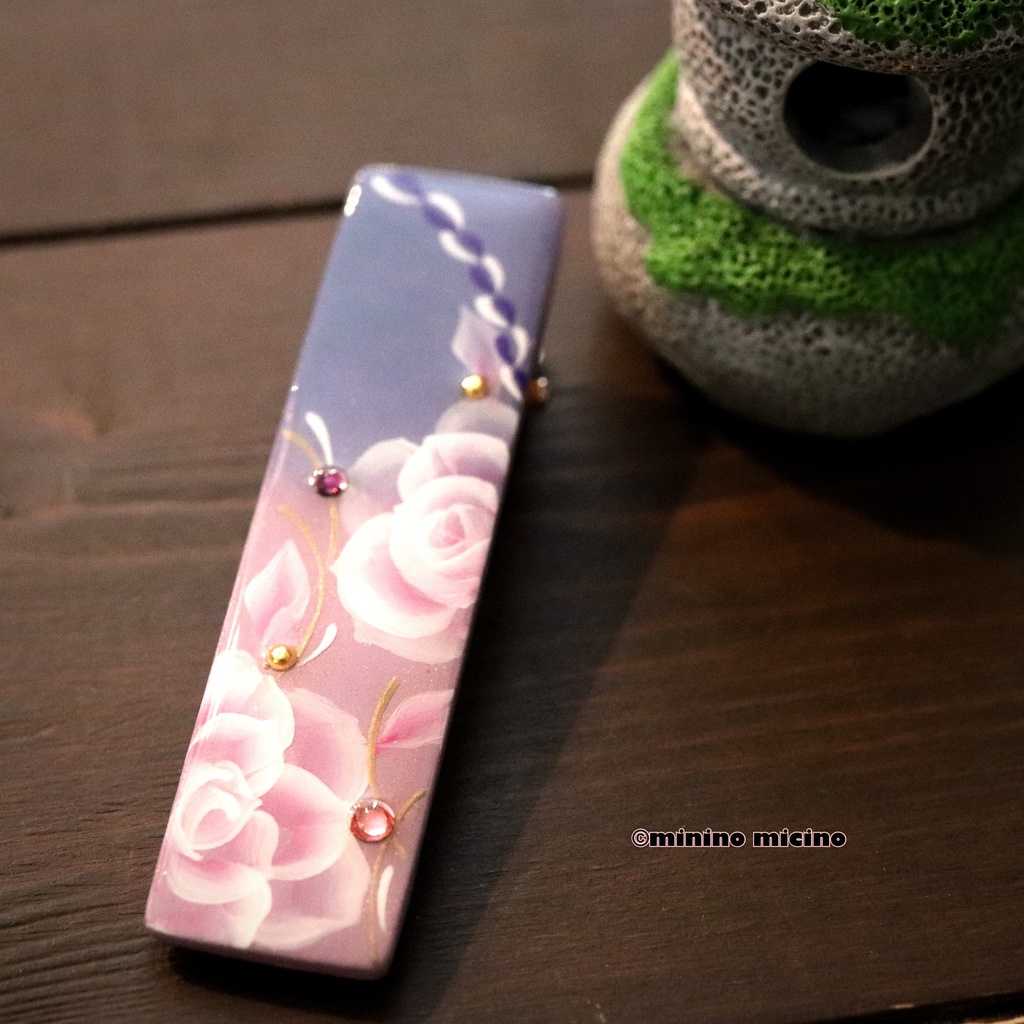 和風アートサークルクリップ❀歌