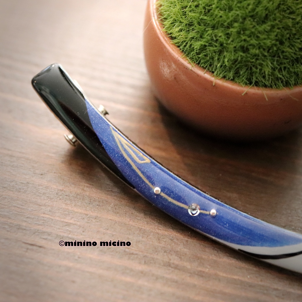 和風アートカーブクリップ❀国&義