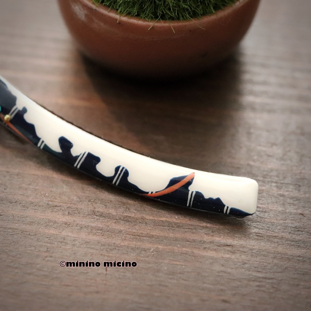 和風アートカーブクリップ❀国&義