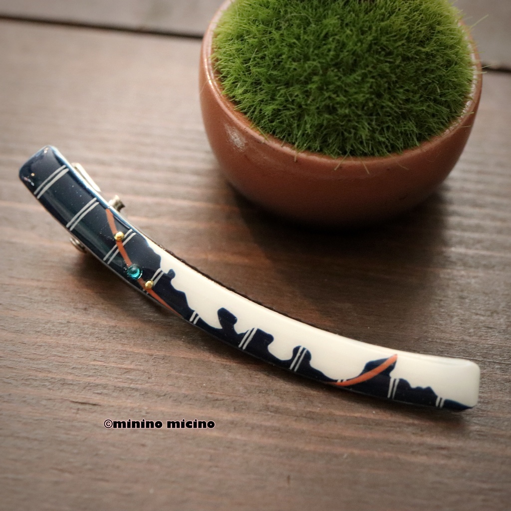 和風アートカーブクリップ❀国&義