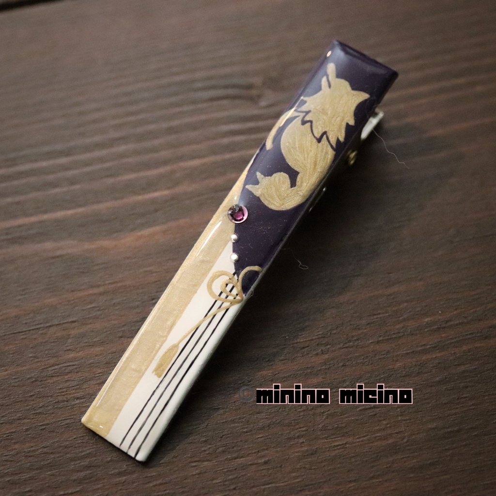 和風アートクリップ❀長狼