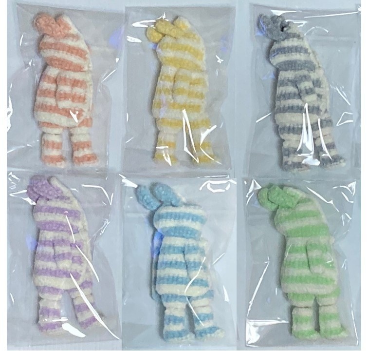 うさ耳付きモコモコボーダー部屋着セット