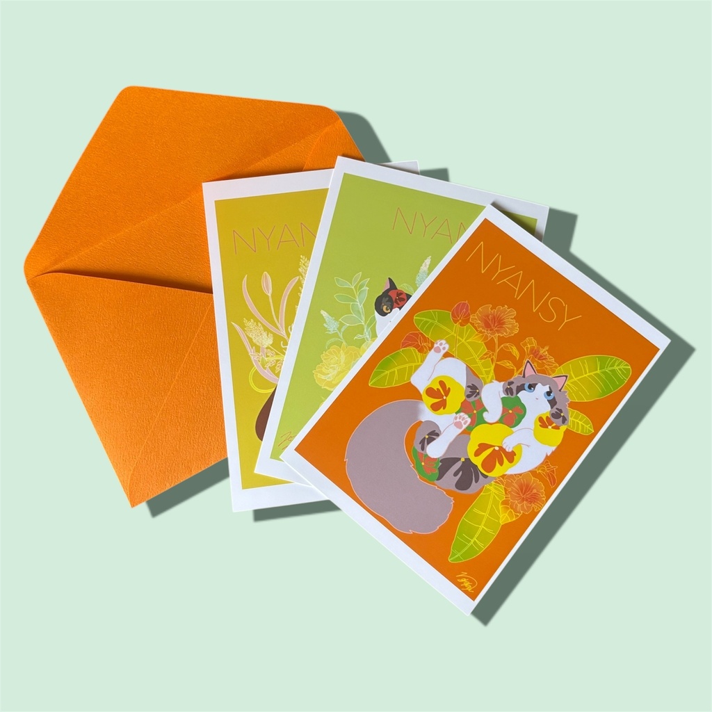 NYANSY   postcard  A